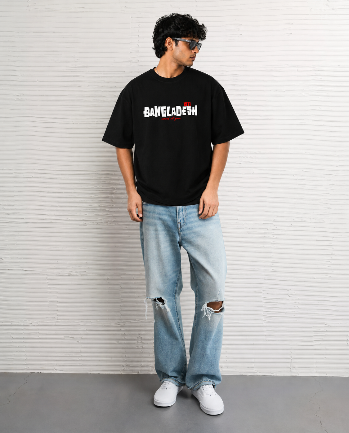 Men's Oversized BANGLADESH 1971 graphic Tee