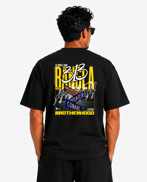 Men's Oversized BANGLA TOWN Tee