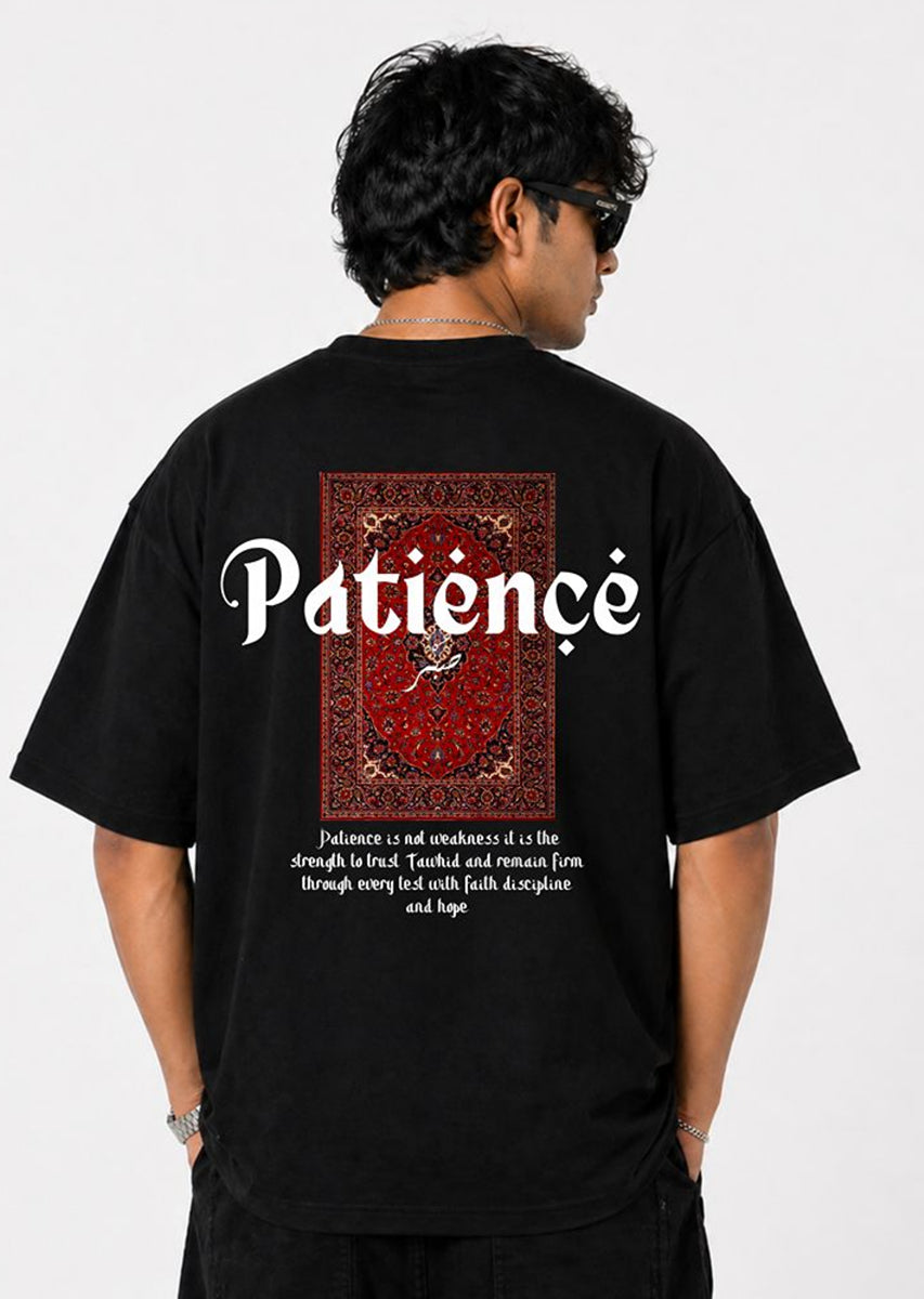 AMINARA Men's Oversized FAITH Graphic Tee