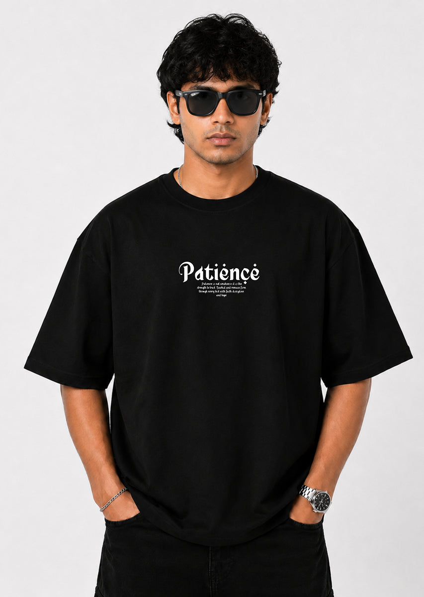 AMINARA Men's Oversized FAITH Graphic Tee