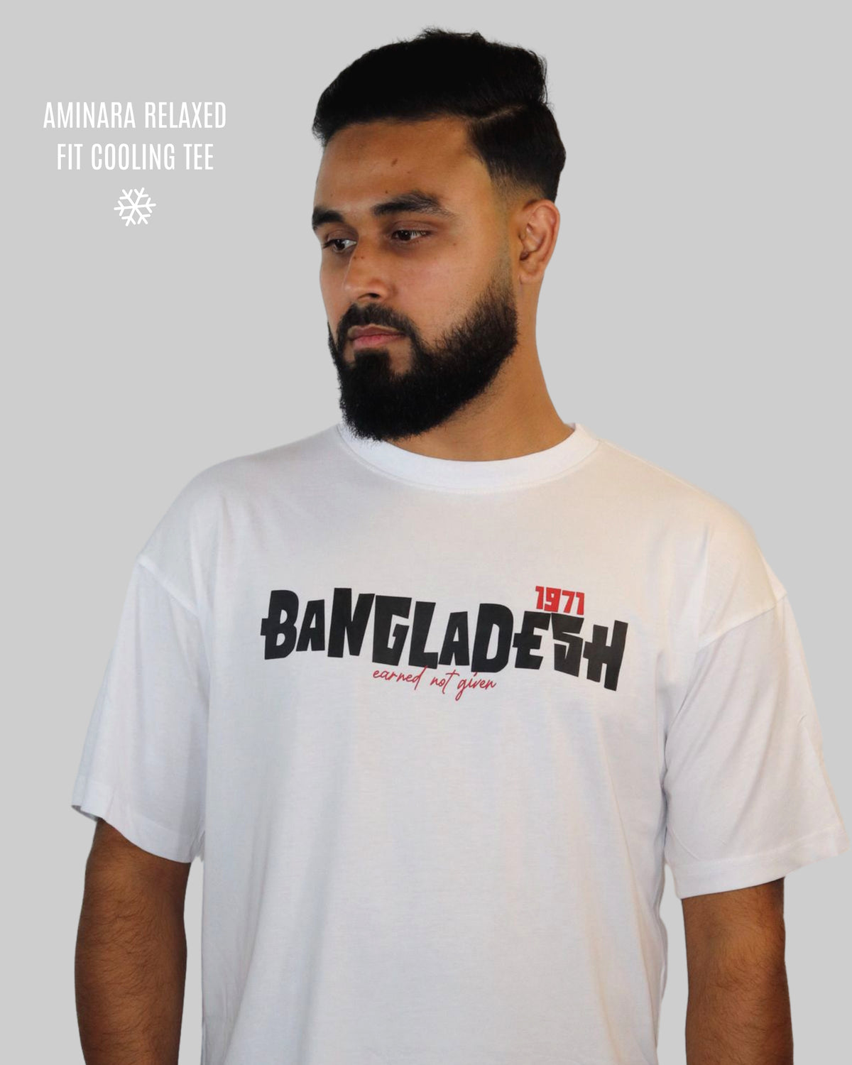 AMINARA Relaxed fit BANGLADESH 1971 graphic Tee