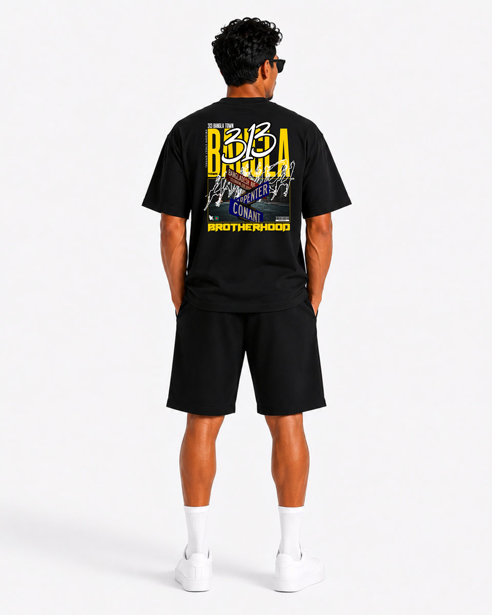 Men's Oversized BANGLA TOWN Tee